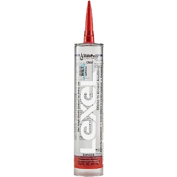 Picture of SASHCO INC (SEALANTS) 13010 Sashco 13010 10.5oz Sealants Clear Lexel Adhesive Caulk, 10.5-Ounce (Pack of 12) (PK-12-EA)