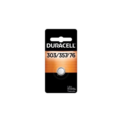 Picture of DURACELL(R) D303/357BPK Button Cell Battery, 303/357, 1.5V, 6/Box (BX-6-EA)