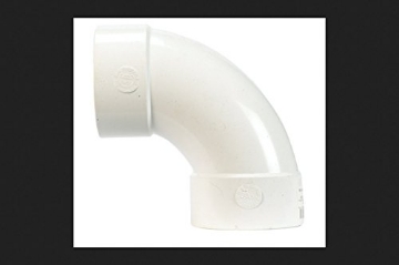 Picture of Nds 31P0 Plastic Trends 3 in. Hub x 3 in. Dia. Hub PVC Elbow (EA)