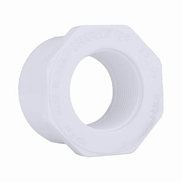 Picture of CHARLOTTE PIPE PVC 02108 3000 CHARLOTTE PIPE 2 x 1 1/4 SCH 40 REDUCER BUSHING SPGXFPT PRESSURE (1 Unit Piece) (EA)
