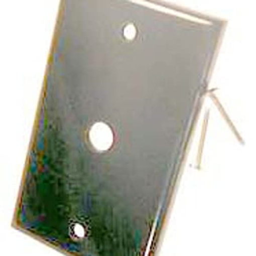 Picture of LEVITON MFG CO INC 88013-000 Leviton 001-88013 Single Gang White Phone Jack Wallplate (PK-25-EA)