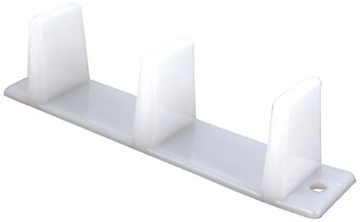 Picture of Prime N 6563 Slide-Co 16451 Sliding Closet Door Bottom Guide, 4-3/16 In., Plastic, White (Single Pack) (EA)