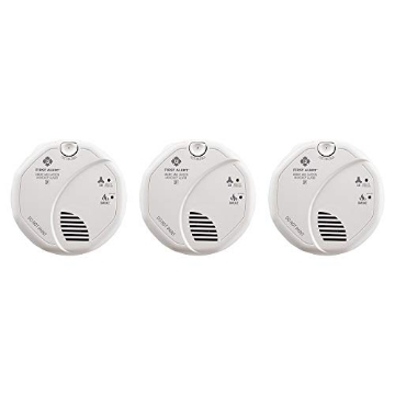 Picture of BRK SC7010B First Alert BRK SC7010B Hardwired Smoke and Carbon Monoxide (CO) Detector with Battery Backup , White (EA)