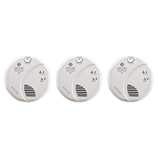 Picture of BRK SC7010B First Alert BRK SC7010B Hardwired Smoke and Carbon Monoxide (CO) Detector with Battery Backup , White (EA)