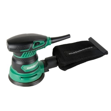 Picture of METABO HPT SV13YSTM Metabo HPT 5-Inch Random Orbit Finishing Sander, Variable Speed, Palm-Style Comfort Grip, 230W 2.8 Amp Motor, 9,000-13,000 RPM, Dust Collection Hose Connector, Compact and Lightweight Design, SV13YST (EA)