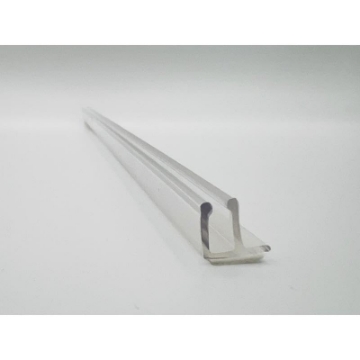 Picture of K INTERNATIONAL INC 108767-ACE Kinter 1/2" H x 1/2" W x 47-3/4" L Clear Solid Front Fence Divider System Plastic - Case of: 1 (EA)