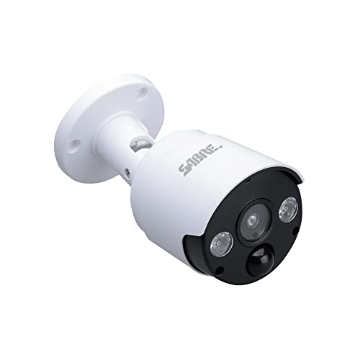 Picture of Sabre HS-FCLED200 SABRE Outdoor Motion Sensor Light with Realistic Camera Design, Two 100 Lumen LED Lights, Continuous Blinking LED Light, Weather-Resistant IP44 Design, Realistic Look, No Wiring Needed (EA)