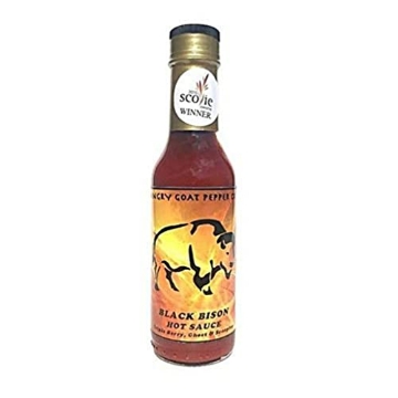 Picture of ANGRY GOAT PEPPER CO. AGPCBB Angry Goat Black Bison Hot Sauce (EA)
