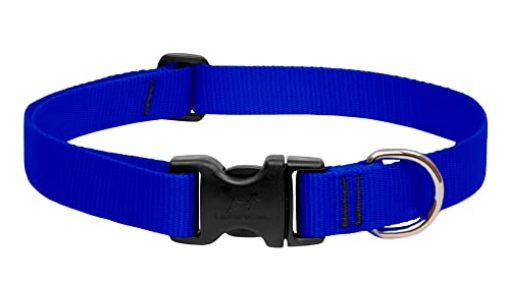 Picture of Lupine Collars & Leads 17552 LupinePet Basics 1" Blue 12-20" Adjustable Collar for Medium and Larger Dogs (EA)