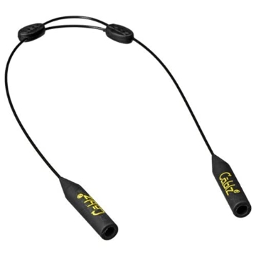 Picture of Cablz ZIPZB14 Cablz Zipz Adjustable Eyewear Retainer | Adjustable, Lightweight, Low Profile, Off-The-Neck Eyewear Retainer Strap | Black | 14" w/Regular Tip (EA)