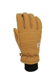 Picture of PYRAMEX SAFETY PRODUCTS LLC GL0781MBROWN-L Carhartt Men's Insulated Duck/Synthetic Leather Knit Cuff Glove, Brown, Large (EA)