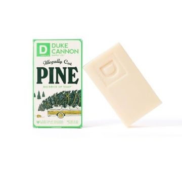 Picture of DUKE CANNON 01HLDYILLGLPNE Duke Cannon Supply Co. Big Brick of Soap Bar for Men Holiday Edition - Illegally Cut Pine (Fresh Cut Pine Scent), 10 oz. (1 Pack) (EA)