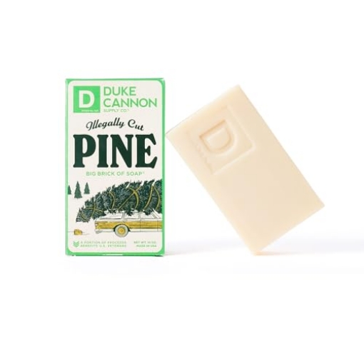 Picture of DUKE CANNON 01HLDYILLGLPNE Duke Cannon Supply Co. Big Brick of Soap Bar for Men Holiday Edition - Illegally Cut Pine (Fresh Cut Pine Scent), 10 oz. (1 Pack) (EA)