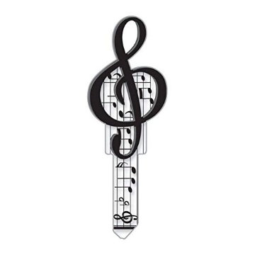 Picture of LUCKY LINE PRODUCTS INC B125K Lucky Line Key Shapes, MUSIC, House Key Blank, KW1/11, 1 Key (B125K) (PK-5-EA)