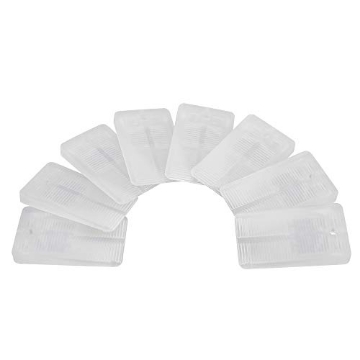 Picture of THE KEENEY MANUFACTURING COMPANY K836-49 Plumb Pak K836-49 Keeney Toilet Leveling Shims, Multi-Purpose Design for Furniture, Cabinets, and Tables, 8-Pack, White, 8 Count (EA)
