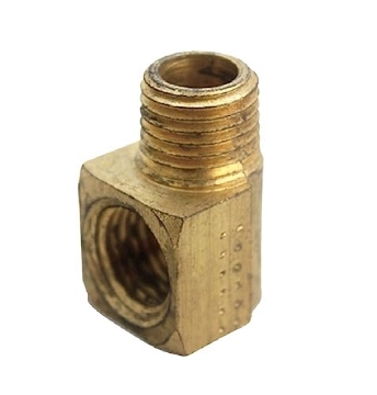 Picture of ACE TRADING - ZW 6JC120910711021 Homeplus+ 3/8 in. FPT X 3/8 in. D MPT Brass 90 Degree Street Elbow (PK-5-EA)