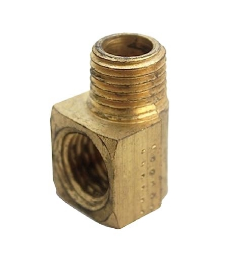 Picture of ACE TRADING - ZW 6JC120910711021 Homeplus+ 3/8 in. FPT X 3/8 in. D MPT Brass 90 Degree Street Elbow (PK-5-EA)