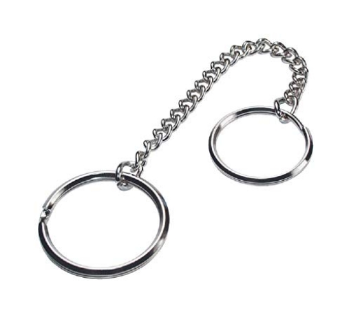 Picture of HILLMAN 711070 Hillman Metal Silver Belt Hooks/Pocket Chains Key Chain (PK-5-EA)