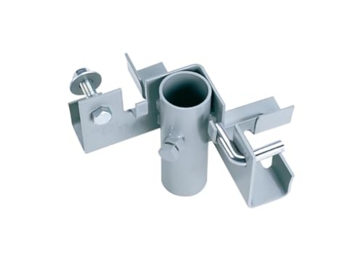 Picture of TOMMY DOCKS PRODUCTS LLC A-50002 Tommy Docks Inside Corner 2 Way Bracket - Normal Duty Steel Stationary Dock Connector Piece - Powder Coated Boat Dock Hardware Part (EA)