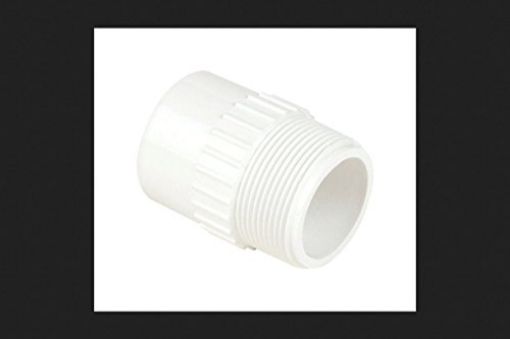 Picture of DURA STILT 436-075 Dura Schedule 40 MIPT To Slip 1 in. Dia. x 1/2 in. Dia. PVC Male Adapter (436-075) (EA)