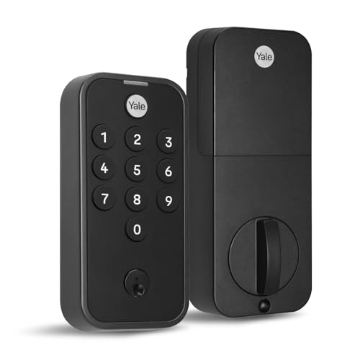 Picture of Yale YED210-NR-BSP Yale Black Code Keypad Deadbolt Front Door Lock for Keyless Entry, YED210-NR-BSP (EA)