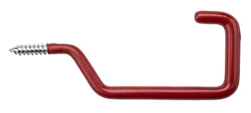 Picture of National/Spectrum Brands N188-010 National Hardware N188-010 N188010 Storage VNYL CTD Rafter Screw Hooks, Red (PK-6-EA)