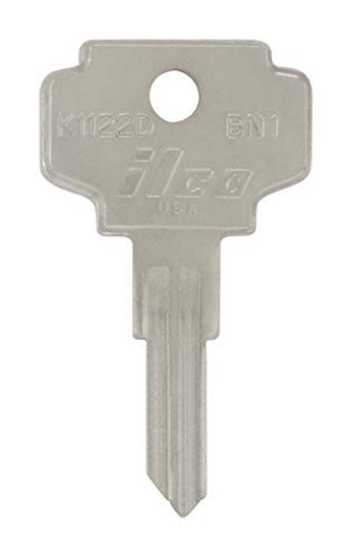 Picture of HILLMAN 84852 BN-1 BARGMAN KEY BLK (S)10 (PK-10-EA)
