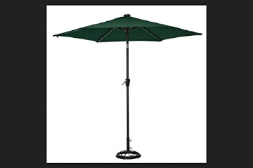 Picture of Living Accents UMS90BKOBD-01 Solar Umbrella9'Hntr Grn (EA)