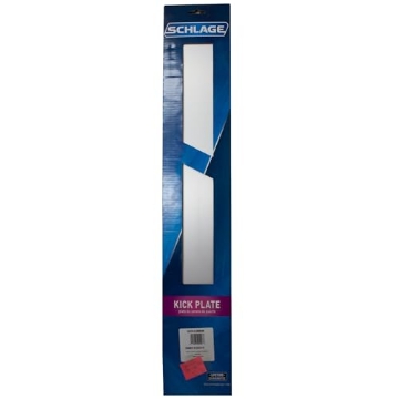 Picture of Ingersoll Rand C8400-PA28 6X34 Ives by Schlage C8400PA 28 6X34 Schlage C8400Pa28 Kick Plate, 34 in L X 6 in W, for Use with Exterior Or Interior Door Surface, 6" x 34", Satin Aluminum, 16 Ounce (EA)