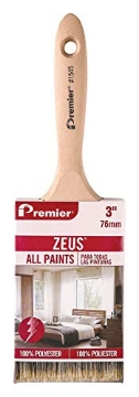 Picture of Premiertek.net, LLC 1545 PREMIER Zeus 3 in. W Flat Polyester Paint Brush - Case of: 1212 (PK-12-EA)