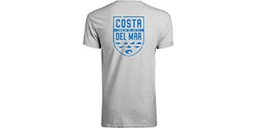 Picture of COSTA FQA400025-25TL Costa Del Mar Species Shield Short Sleeve T Shirt, Gray Heather, Large (EA)