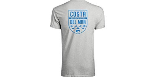 Picture of COSTA FQA400025-25TL Costa Del Mar Species Shield Short Sleeve T Shirt, Gray Heather, Large (EA)