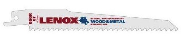 Picture of Lenox Tools 20530B656R Lenox 6 in. Bi-Metal Reciprocating Saw Blade 6 TPI 25 pk (EA)