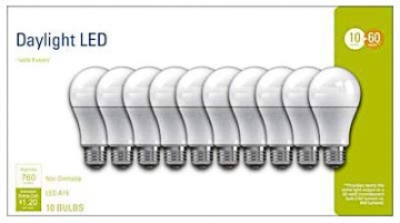 Picture of HENKEL LOCTITE 93098308 GE Lighting 93098308 LED Light Bulbs, Frosted Daylight, 10-Watt, 760 Lumens, 10-Pk. - Quantity 10 (EA)