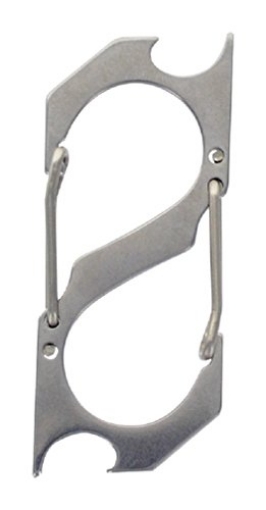 Picture of HILLMAN 713166 Hillman Metal Silver Multitool Carabiner (PK-3-EA)