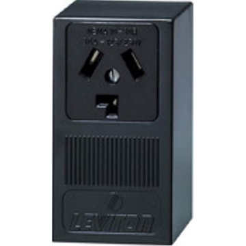 Picture of LEVITON MFG CO INC 05054-P00 Leviton 5054-P00 RECPT, 3-P 3-W, 30A-125/250V, NEMA10-30R (EA)