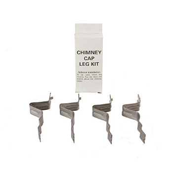 Picture of HY-C CO SCLK HY-C SCLK Shelter Chimney Cap Leg Kit, Stainless Steel, 2.75" x 7" x 1.25", Pack of 4 (EA)