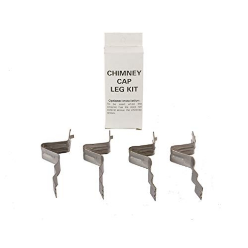 Picture of HY-C CO SCLK HY-C SCLK Shelter Chimney Cap Leg Kit, Stainless Steel, 2.75" x 7" x 1.25", Pack of 4 (EA)