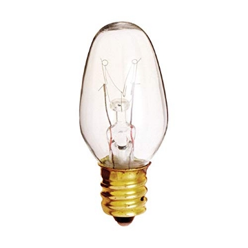 Picture of SATCO PRODUCTS INC S3791 S3791 7w Night Light Bulb - Candelabra Base - Clear 20/Pk (0379100) (PK-20-EA)