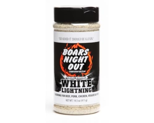 Picture of OLD WORLD CHRISTMAS INC OW86505 Boars Night Out BBQ RUB BNO WHT 14.5OZ (EA)