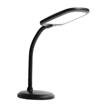 Picture of NEWHOUSE LIGHTING NHDK-EO-BK Newhouse Lighting NHDK WH Eos Reading & Craft Table LED Desk Lamp, Dimmable &Light Color Adjustable, Gooseneck Task Light, Black (NHDK-EO-BK) (EA)
