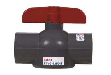 Picture of HOMEWERKS VBVP80E6 PVC Schedule 80 Grey Ball Valve Solvent Weld (EA)