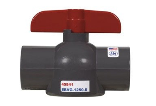 Picture of HOMEWERKS VBVP80E6 PVC Schedule 80 Grey Ball Valve Solvent Weld (EA)