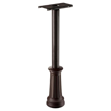 Picture of ARCHITECTURAL MAILBOXES 7509RZ-10 ARCHITECTURAL MAILBOXES 7509RZ-10 Architectural Mailboxes Redondo Mailbox Post, Rubbed Bronze (EA)