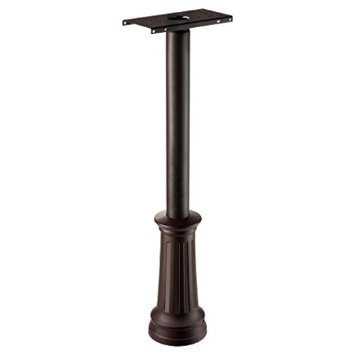 Picture of ARCHITECTURAL MAILBOXES 7509RZ-10 ARCHITECTURAL MAILBOXES 7509RZ-10 Architectural Mailboxes Redondo Mailbox Post, Rubbed Bronze (EA)