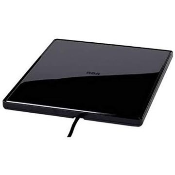 Picture of RCA ANT1360E RCA Amplified Indoor Flat HDTV Antenna – Multi-Directional VHF and UHF Reception, 4K/8K, 1080P, 40 Mile Range – ANT1360E (EA)