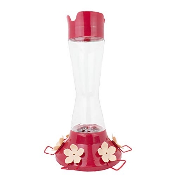 Picture of Woodstream Victor Rodnt D 9202-2 Perky-Pet 9202-2 Top-Fill Favored Pinch-Waist Glass Hummingbird Feeder – 20 oz, , Red (PK-2-EA)