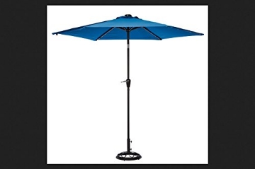 Picture of Living Accents UMS90BKOBD34 SOLAR UMBRELLA 9'RYL BLU (EA)