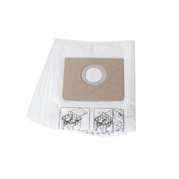 Picture of FEIN POWER TOOLS INC 31345061010 Fein Nonwoven Fleece Filter Bag for Turbo I Dust Extractors - Holds 2-3x More than Regular Filter Bags, Tear-Resistant Material, Dustex 25 L Model, 5-Pack - 31345061010 (EA)