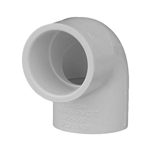 Picture of CHARLOTTE PVC 02300 0800 CHARLOTTE PIPE 3/4 SCH 40/90 DEGREE ELL SXS PRESSURE (1 Unit Piece) (PK-25-EA)